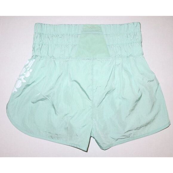 Free People FP Movement Women's Sz M Turquoise Mint The Way Home Pull On Shorts - Picture 2 of 8